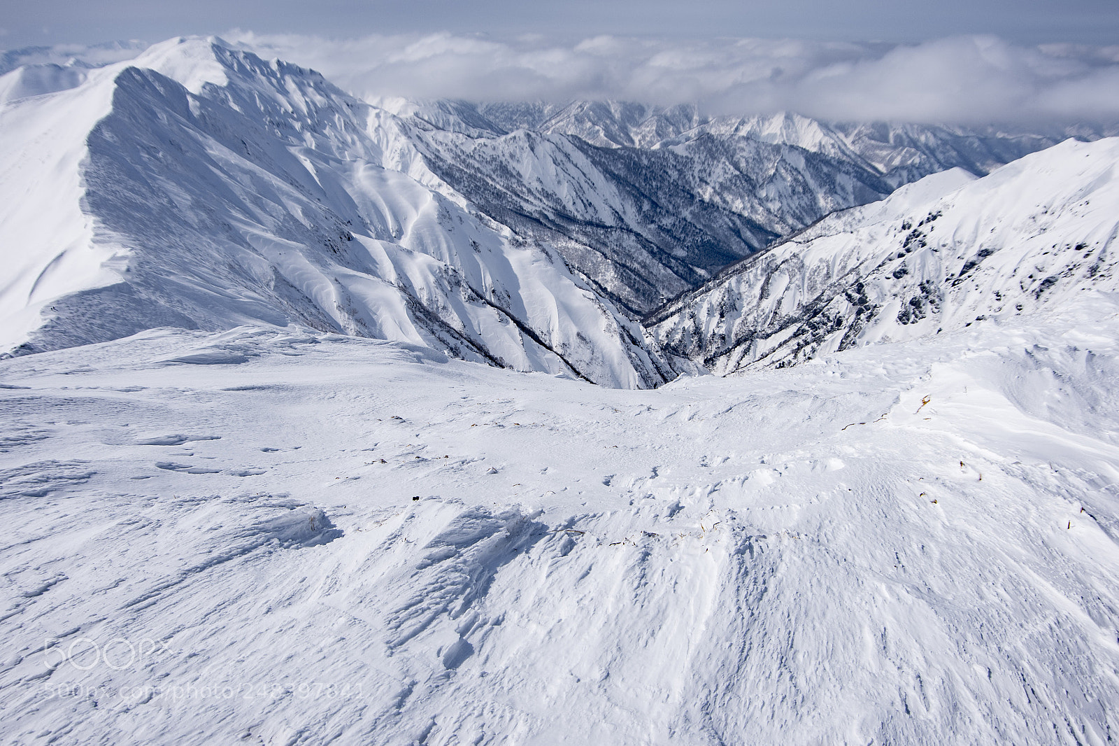 Pentax K-1 sample photo. Snow mountain photography