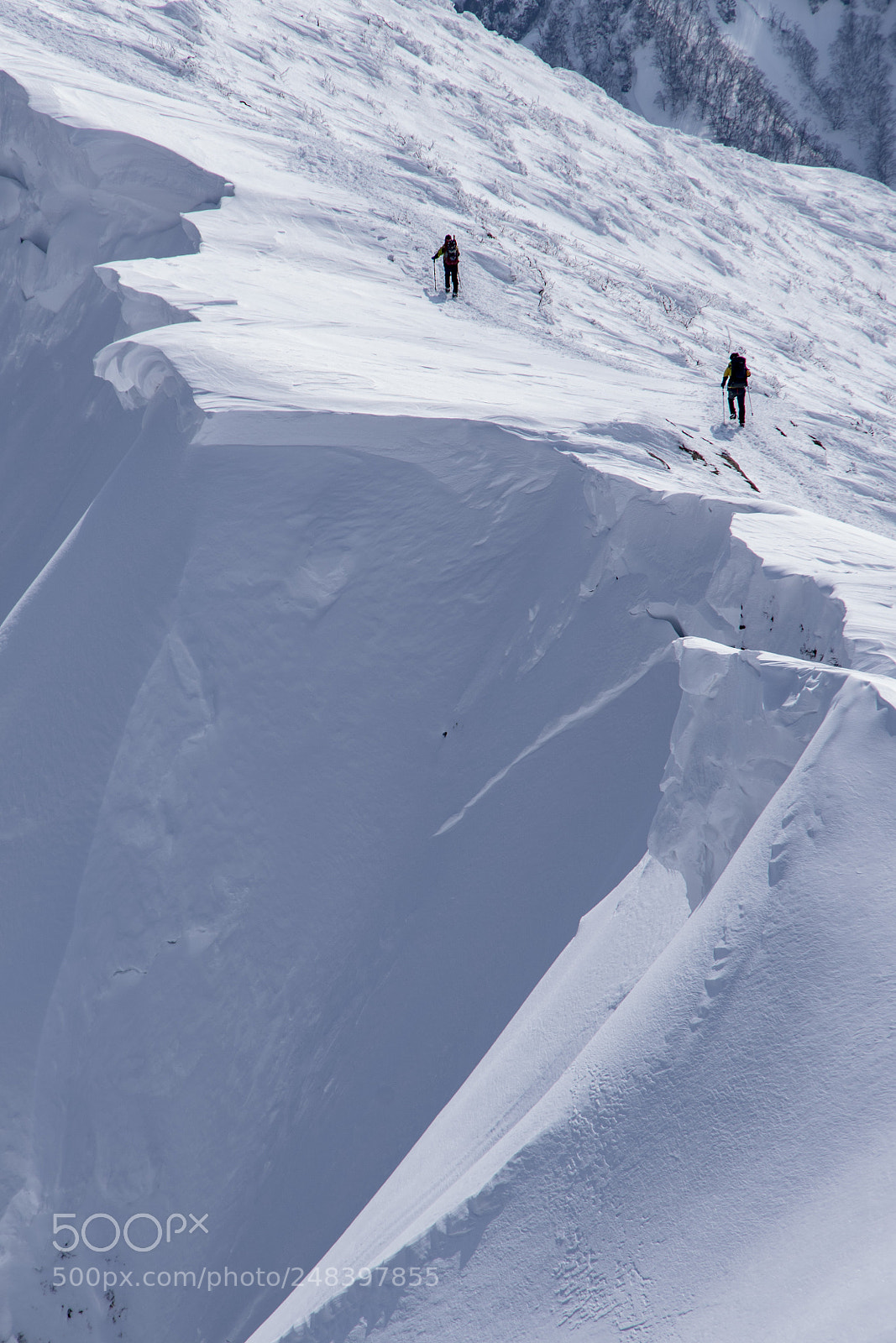 Pentax K-1 sample photo. Snow mountain photography