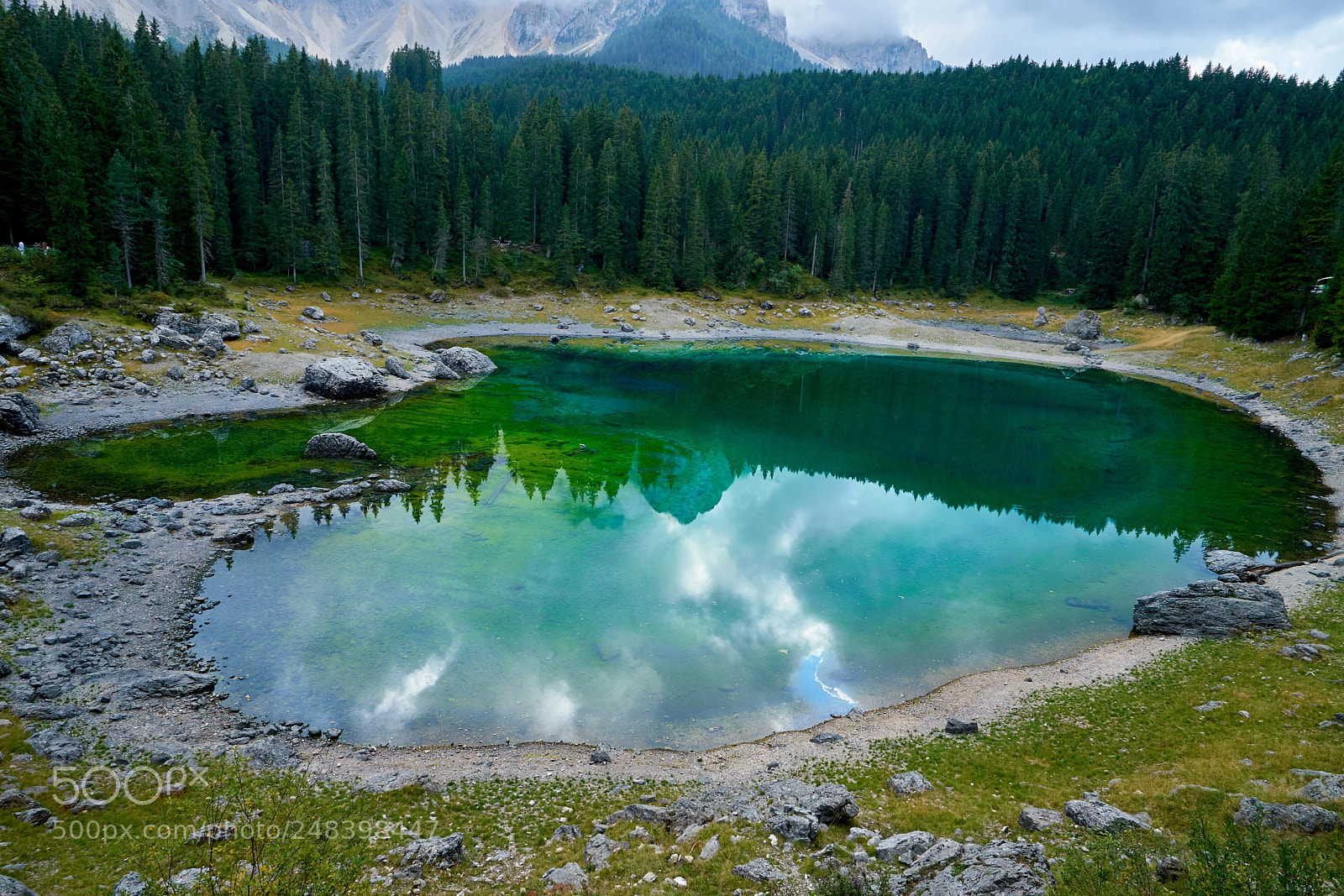 Sony a7 II sample photo. Sky reflection on carezza photography