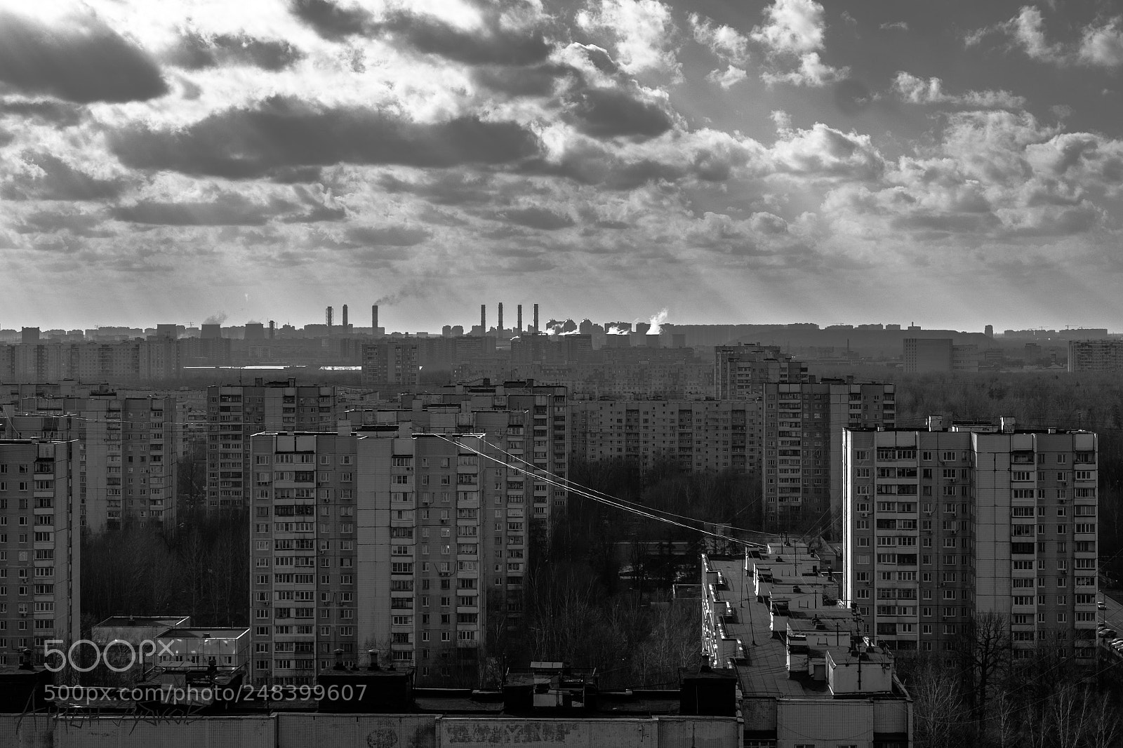 Fujifilm X-T1 sample photo. Крыши Москвы photography
