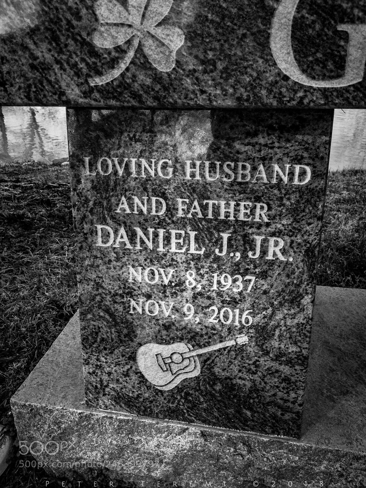 Apple iPhone 6s sample photo. Guitar headstone photography