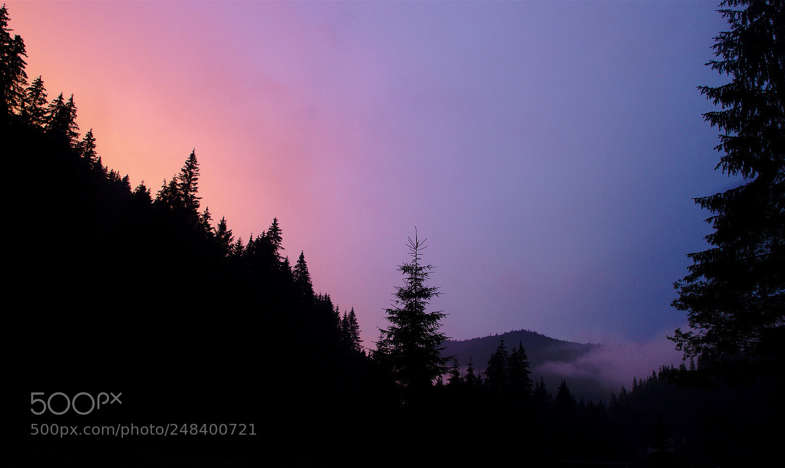 Canon EOS 100D (EOS Rebel SL1 / EOS Kiss X7) sample photo. Fog in the mountains photography