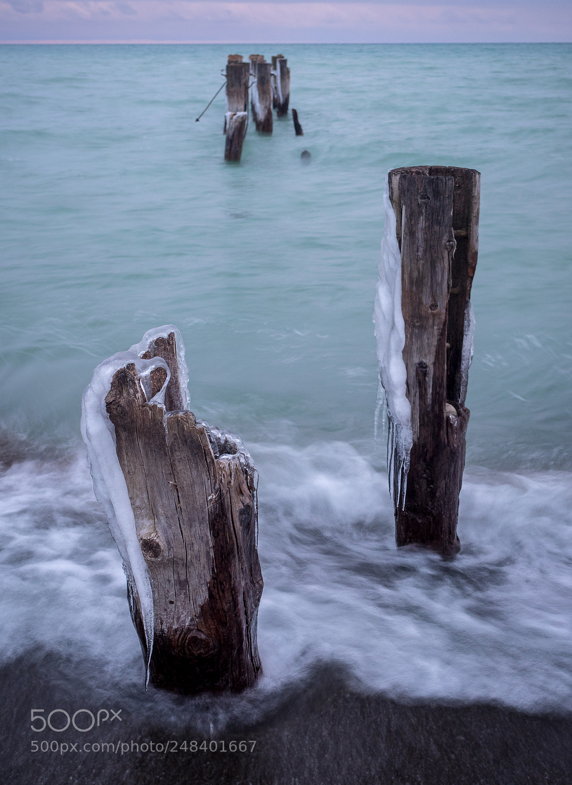 Olympus OM-D E-M1 sample photo. Wave action at 50 point photography