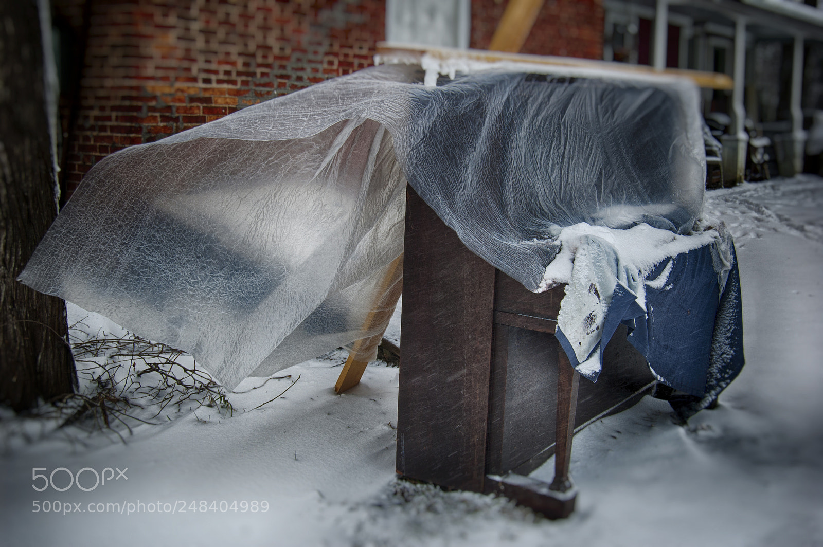 Nikon D40 sample photo. Concert in the snow photography