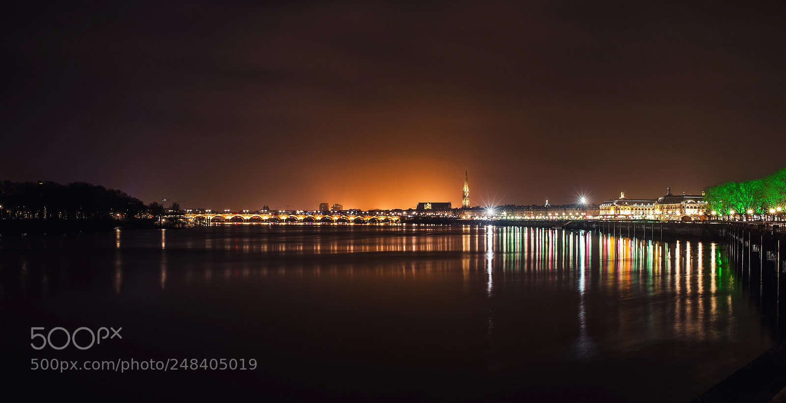 Nikon D4 sample photo. Bordeaux by night photography