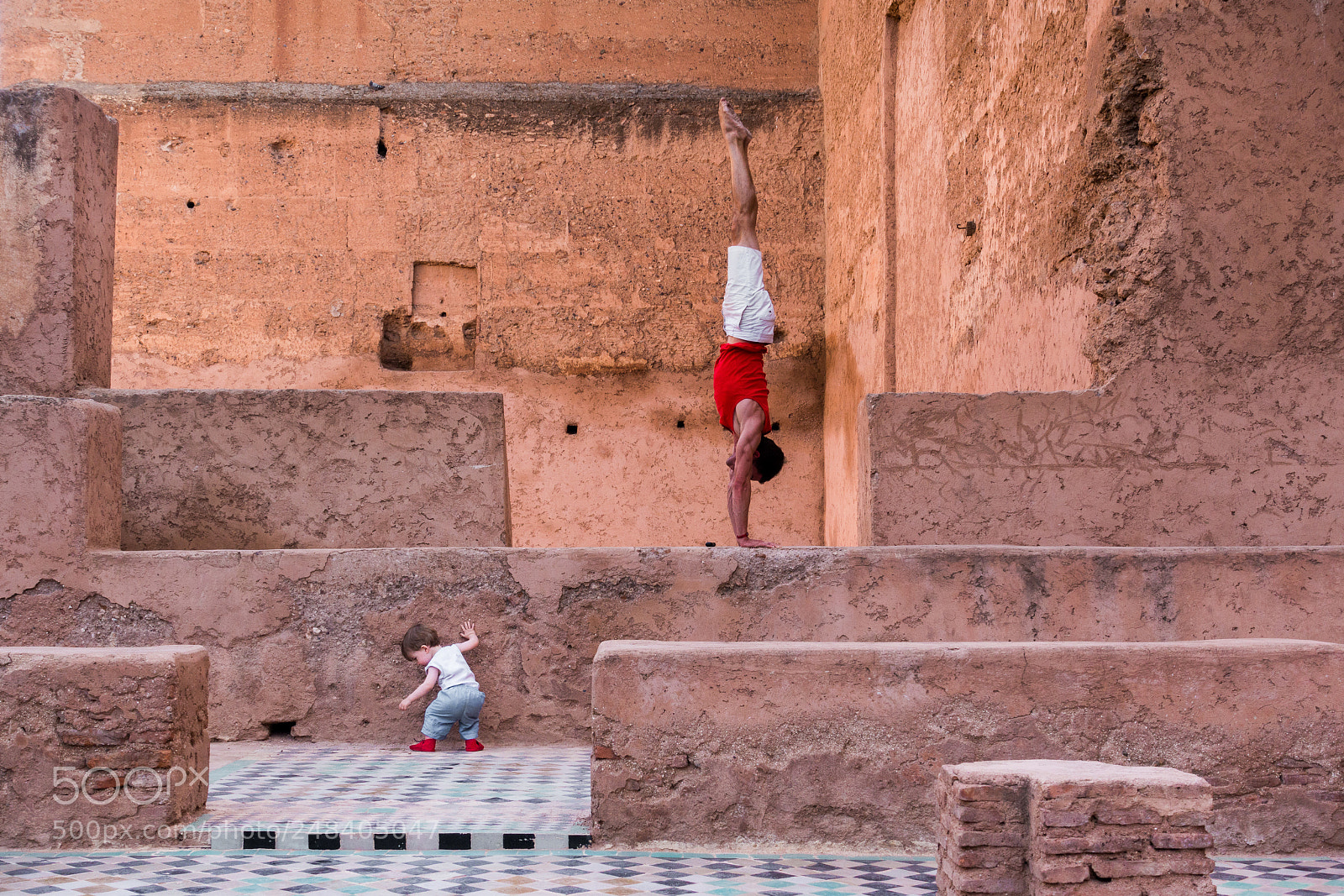 Sony Cyber-shot DSC-RX100 III sample photo. El badi palace handstand photography