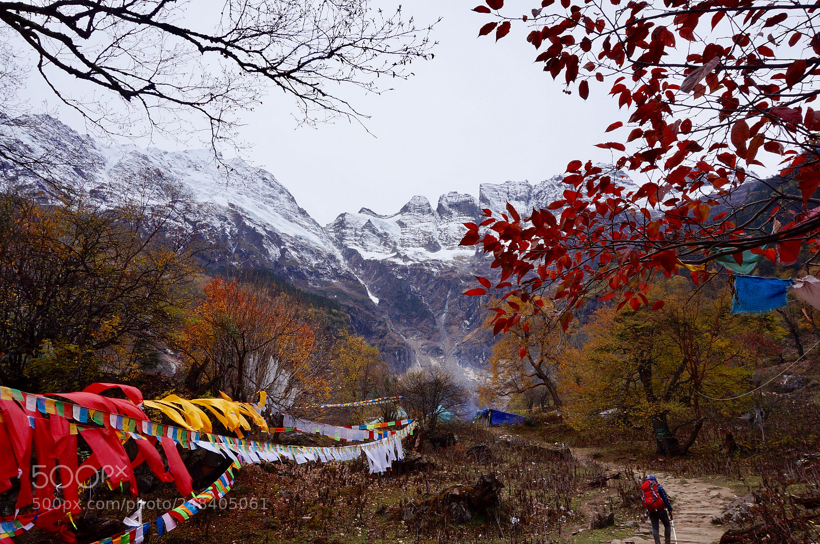 Sony Alpha NEX-3N sample photo. A hiker trekking towards photography