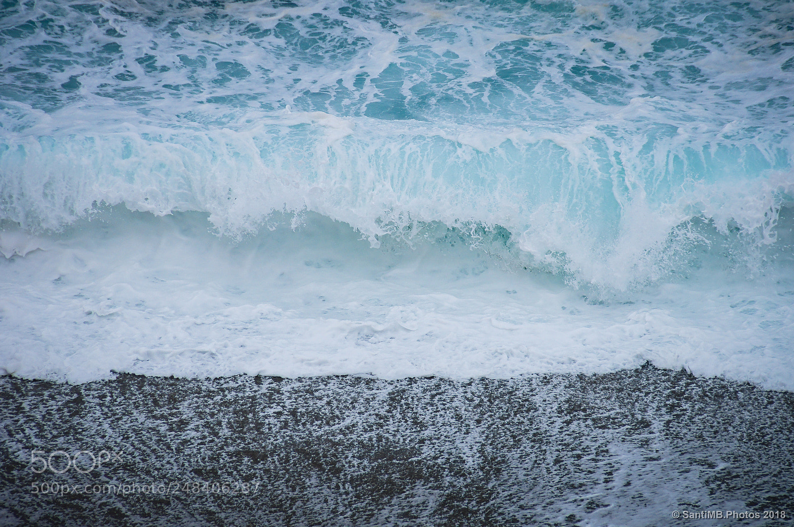 Sony Alpha DSLR-A580 sample photo. Olas con puntilla photography