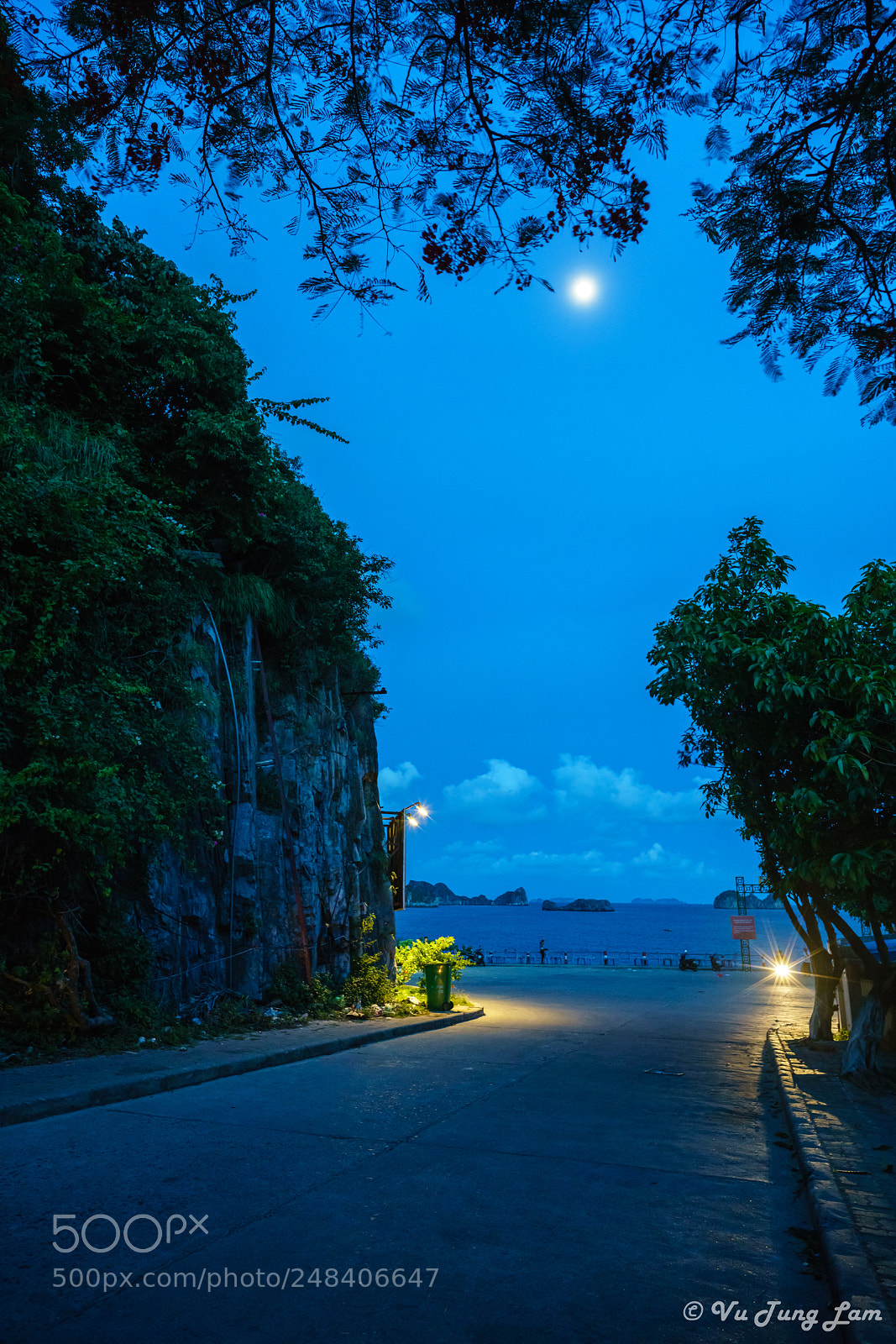 Sony a7R II sample photo. The moon represents my photography