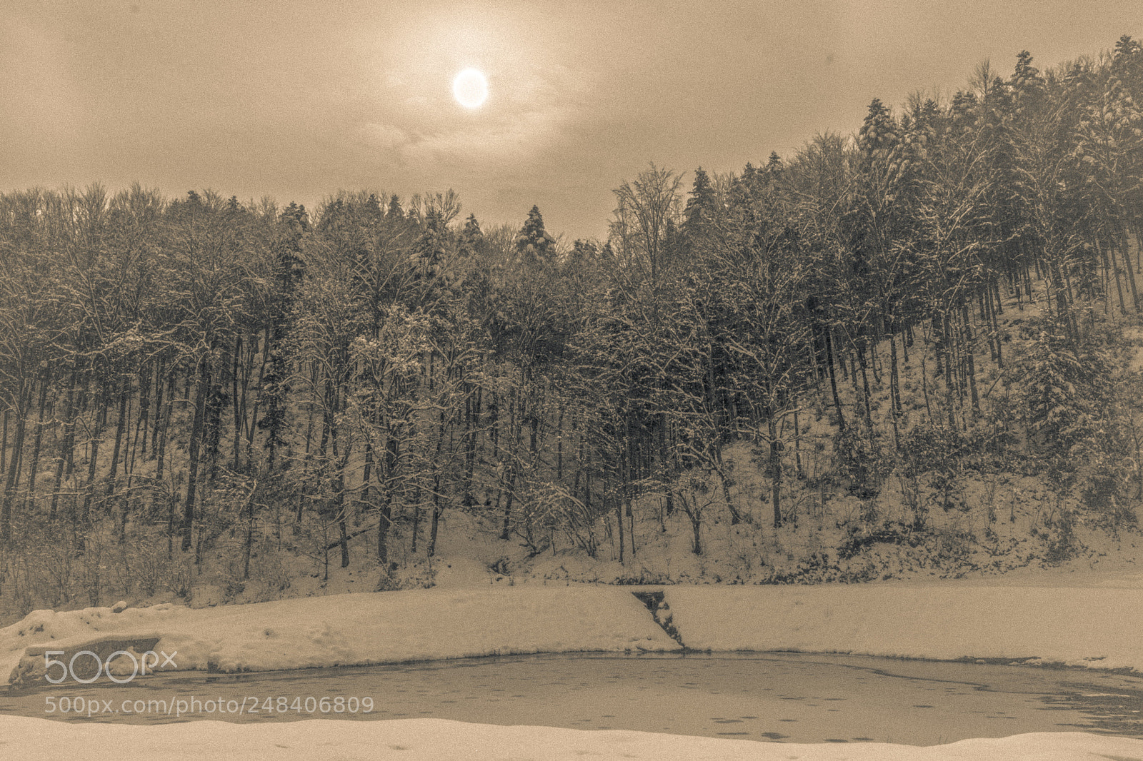 Nikon D7100 sample photo. Forgotten lake photography