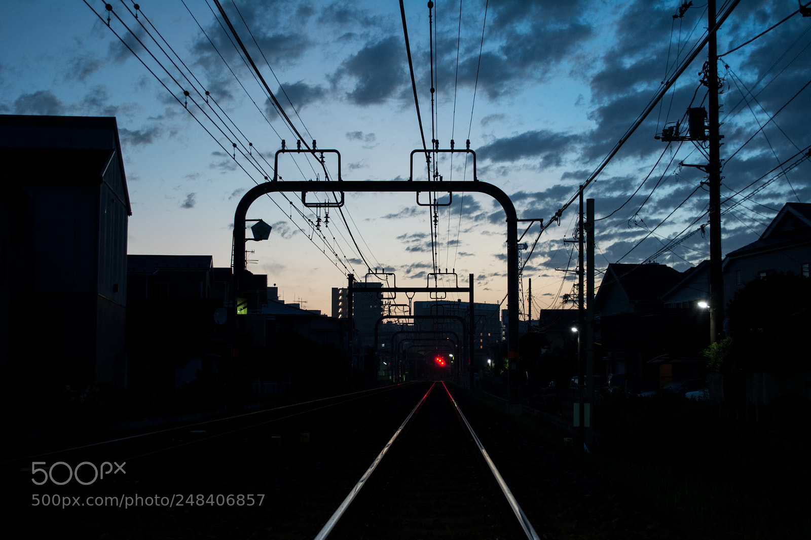 Nikon D5200 sample photo. Rail track photography