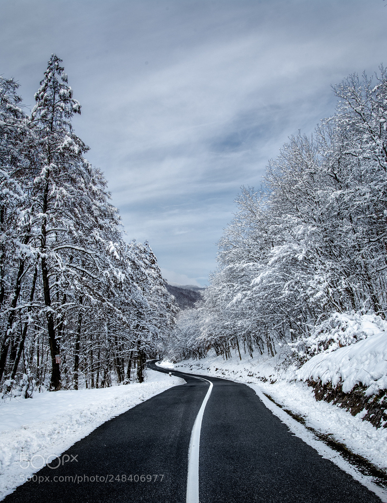 Nikon D7100 sample photo. The white road photography