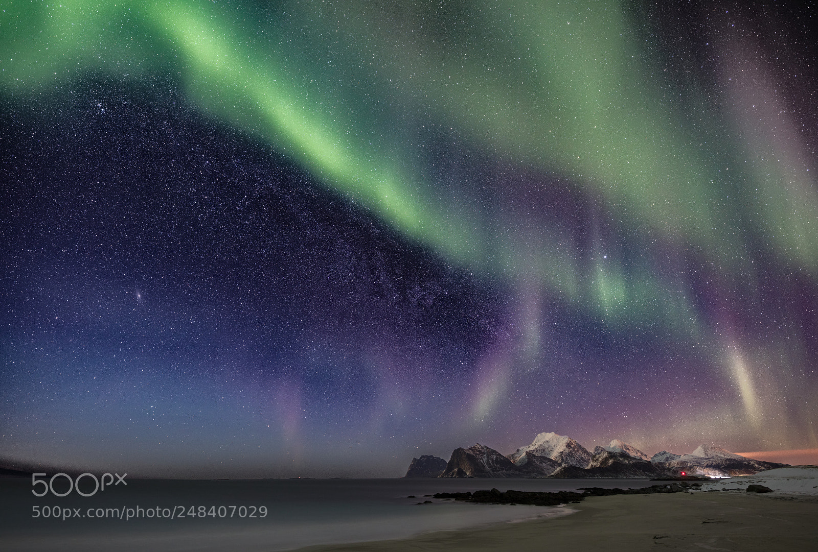 Canon EOS 5DS R sample photo. Milky way and aurora photography