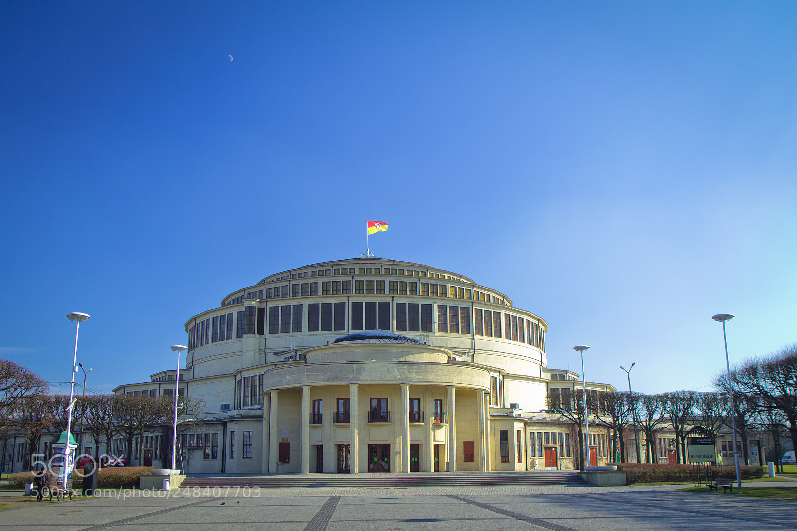 Canon EOS 60D sample photo. The centennial hall, wroclaw photography