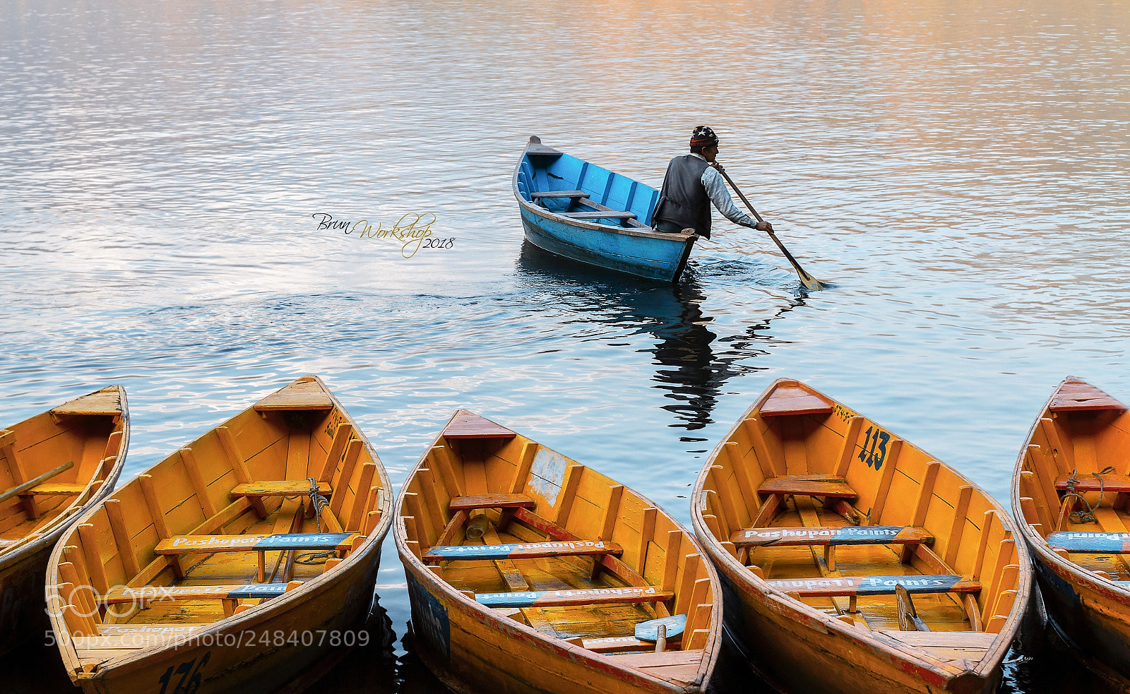 Canon EOS 7D sample photo. Boat man photography