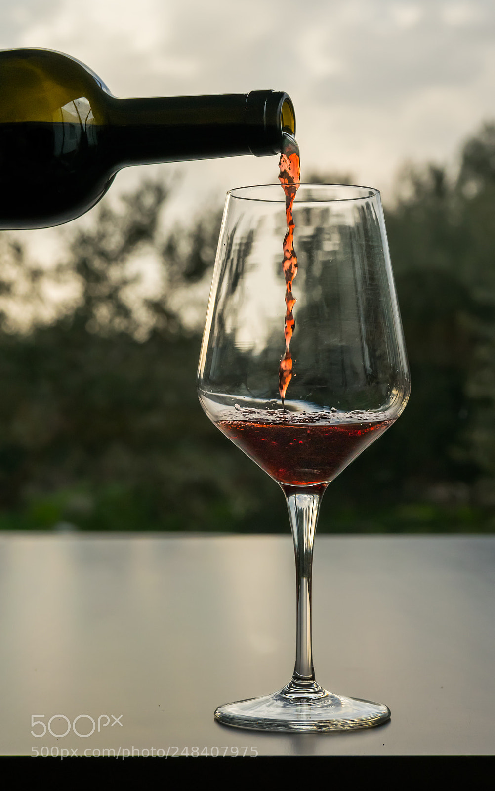 Nikon D5300 sample photo. A glass of wine photography