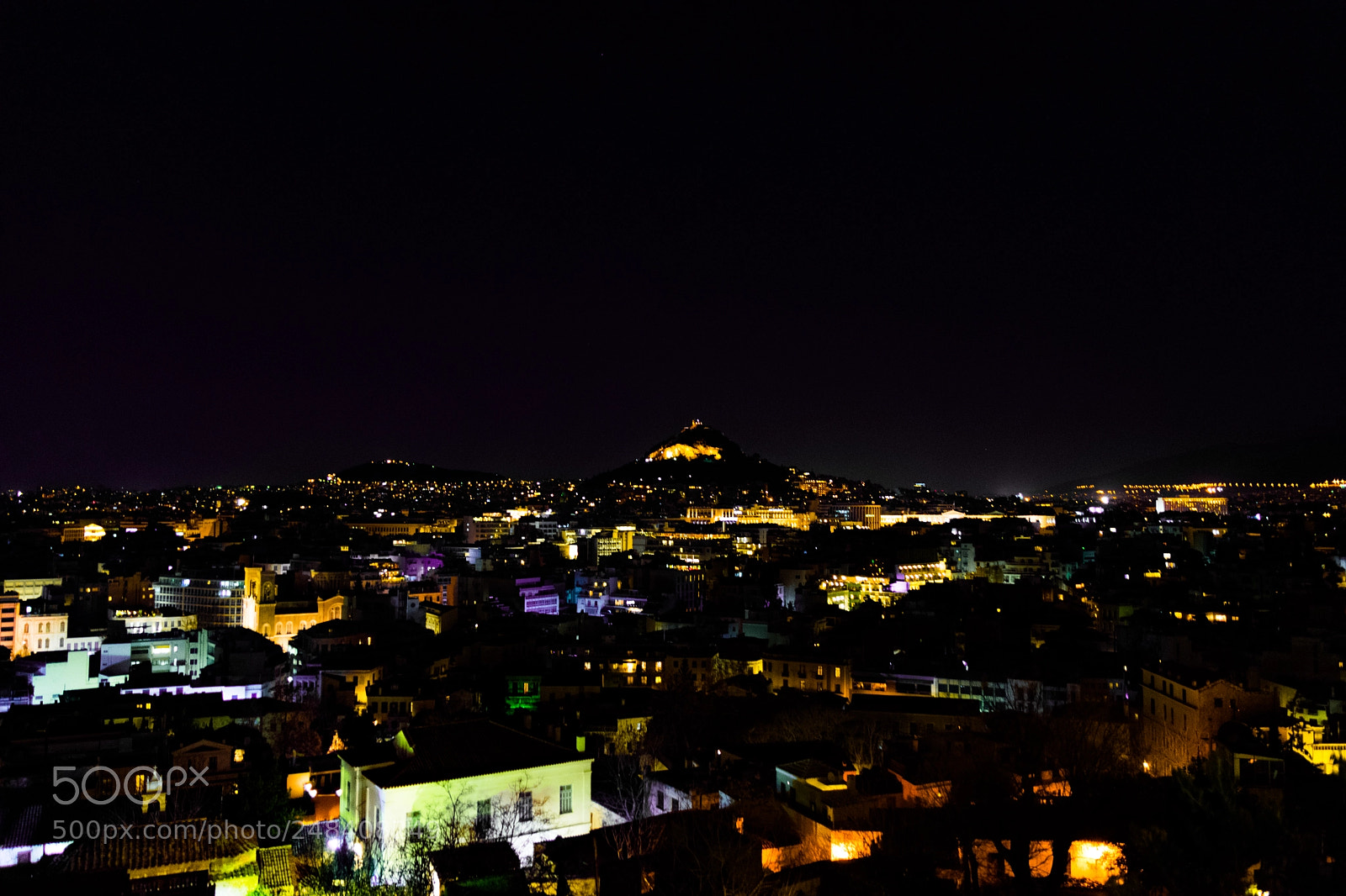 Nikon D3400 sample photo. Athens from above photography