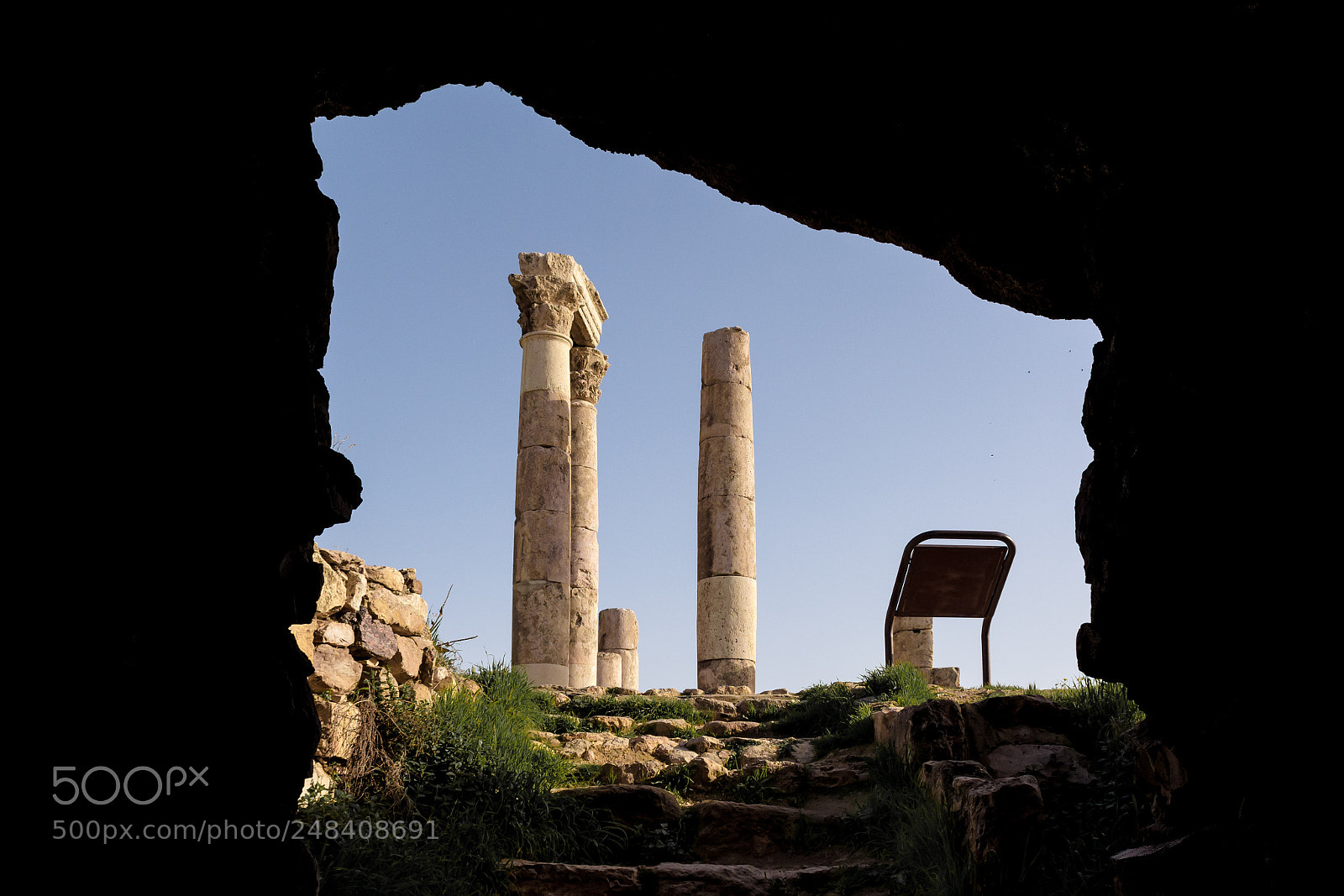 Nikon D7100 sample photo. Temple of hercules-amman citadel photography