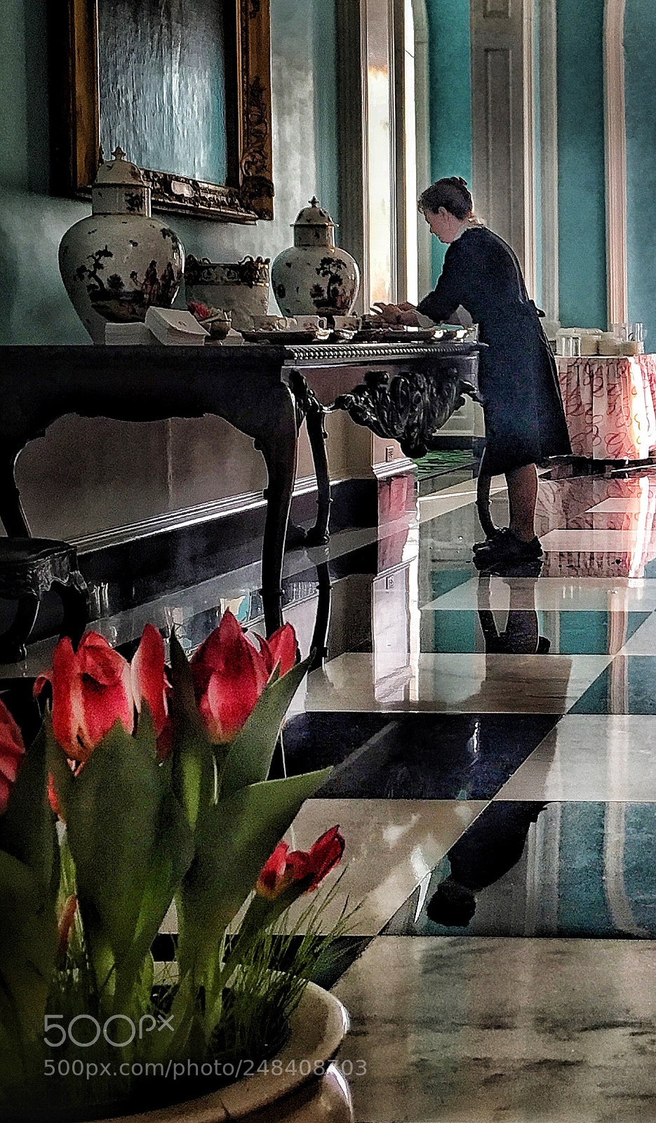 Apple iPhone 6s Plus sample photo. Maid prepares “tea time” photography