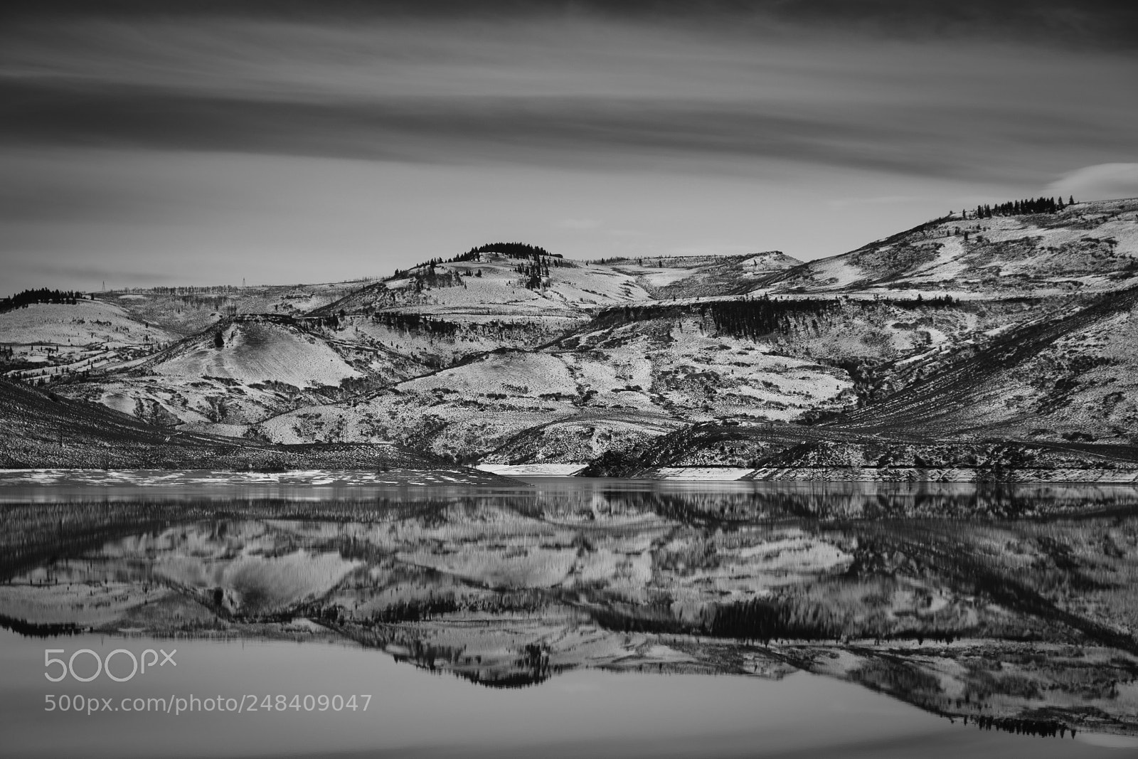 Fujifilm X-T2 sample photo. Blue mesa reservoir mirror photography