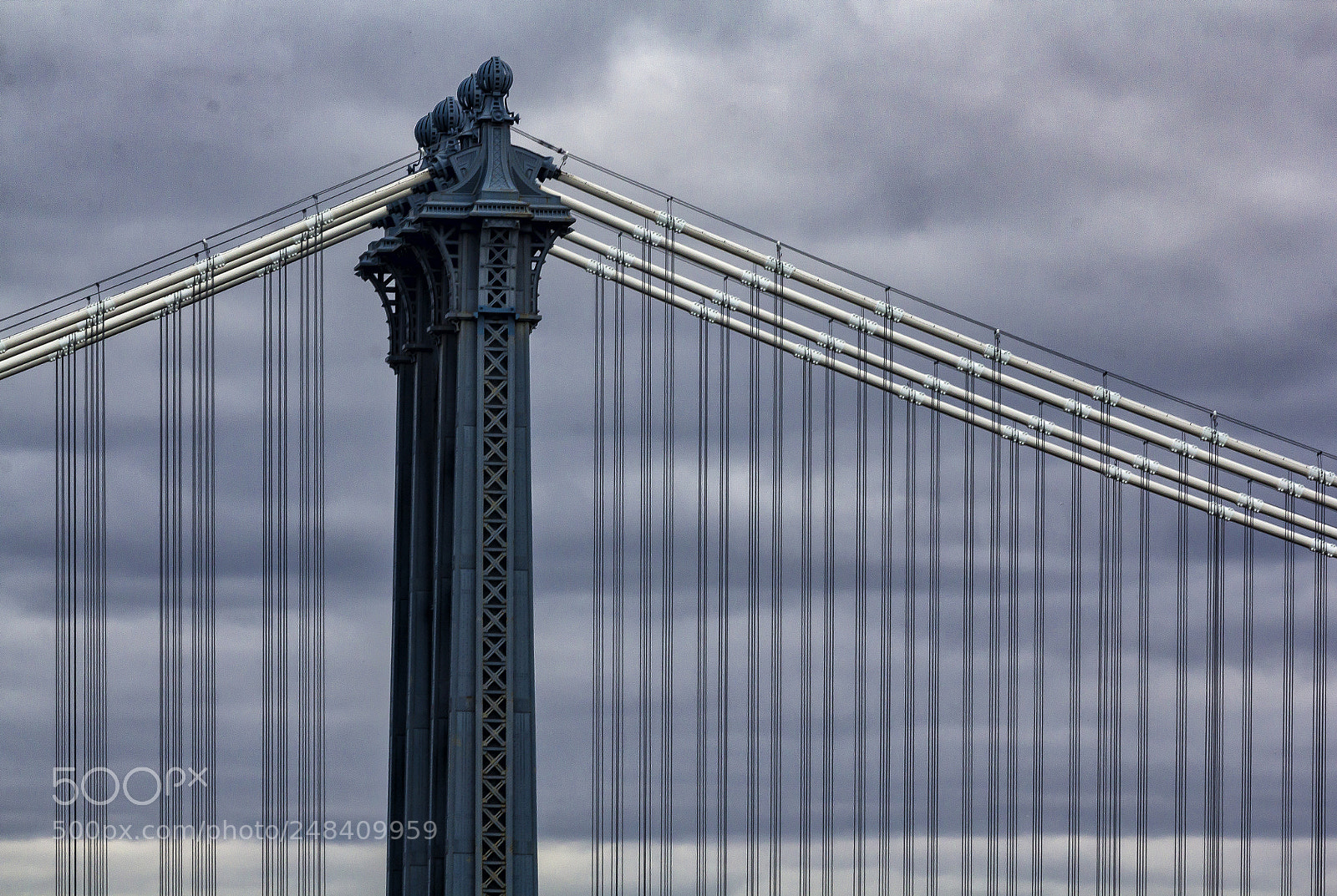 Canon EOS 60D sample photo. Detail of manhattan bridge photography