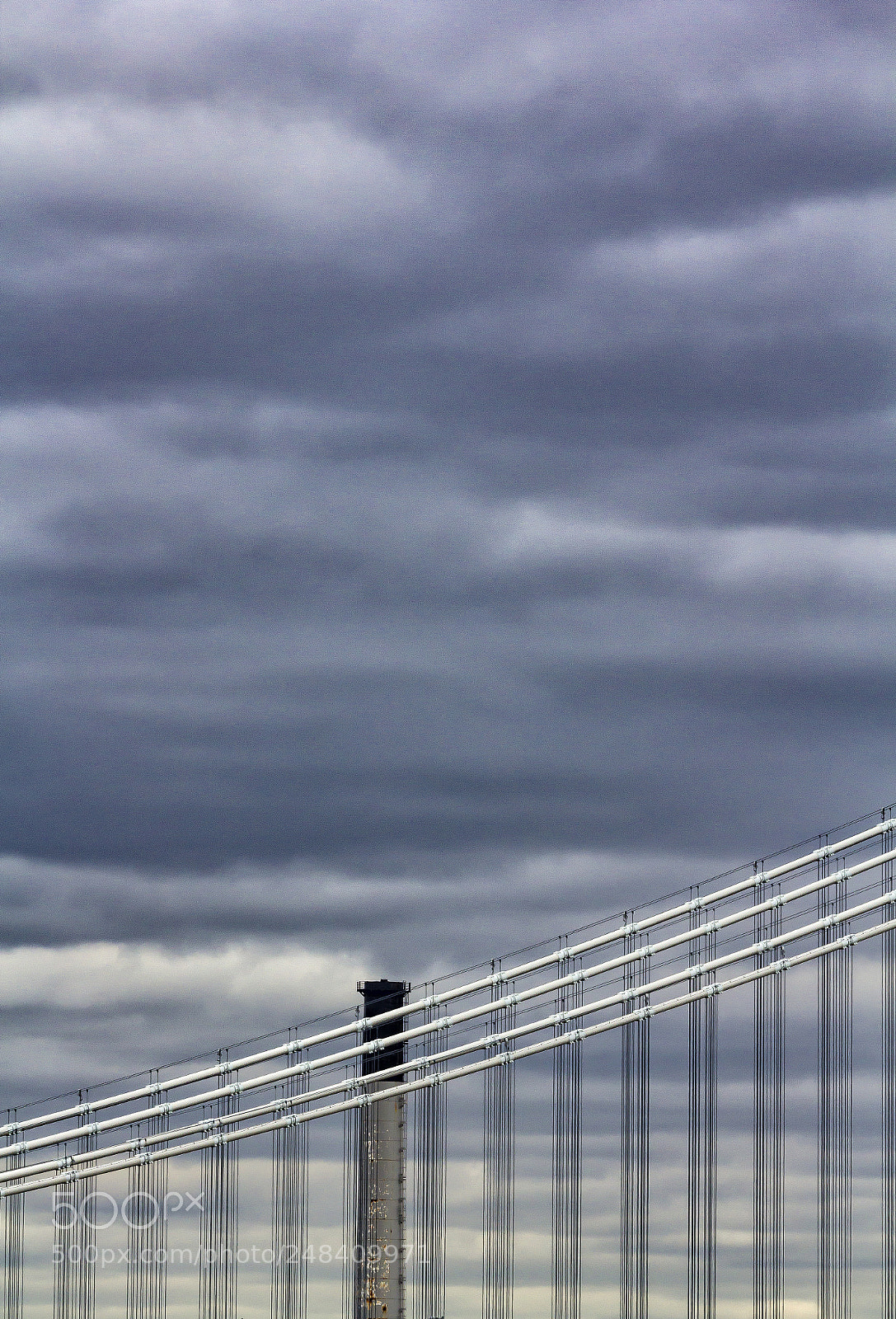 Canon EOS 60D sample photo. Manhattan bridge and smokestack photography