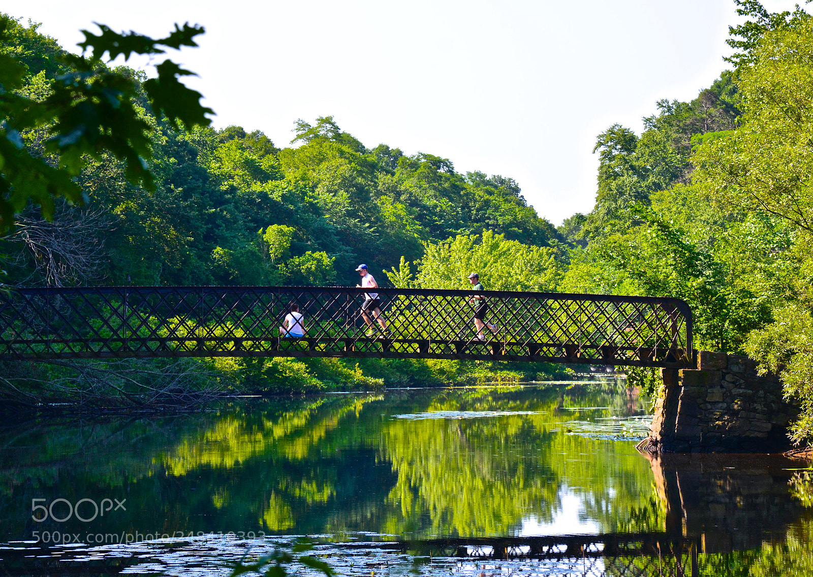 Nikon D600 sample photo. Footbridge over the mill photography