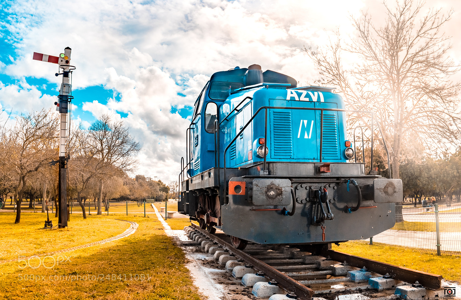 Nikon D5500 sample photo. Alamillo train photography