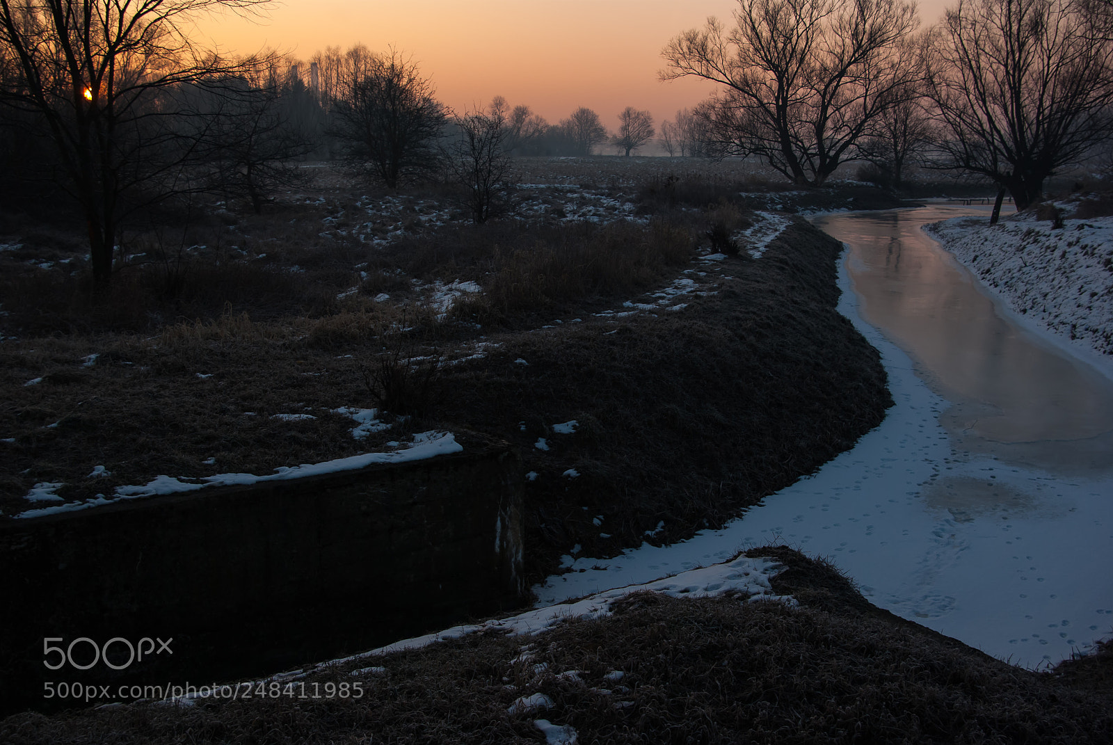 Pentax K10D sample photo. Sunrise photography