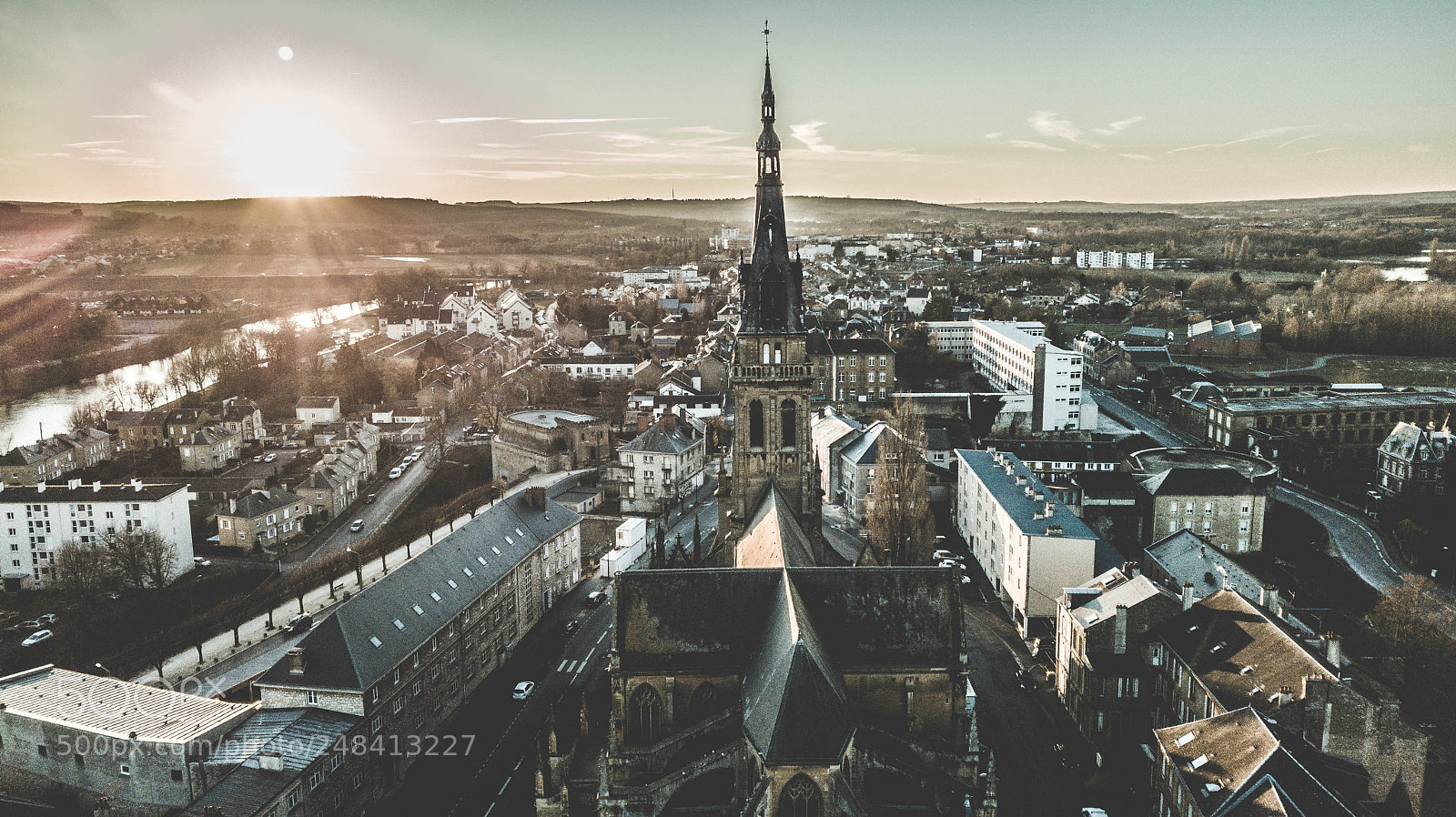 DJI FC220 sample photo. Basilique notre-dame-d'esp rance de photography