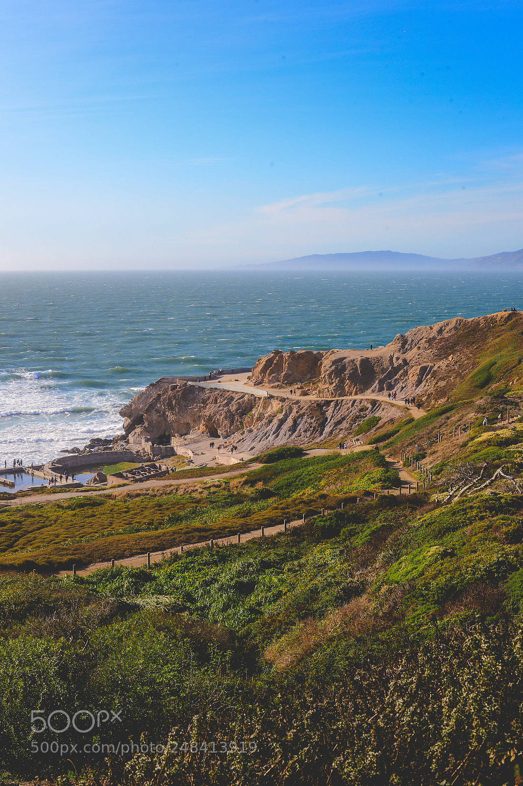 Nikon Df sample photo. Sutro baths photography