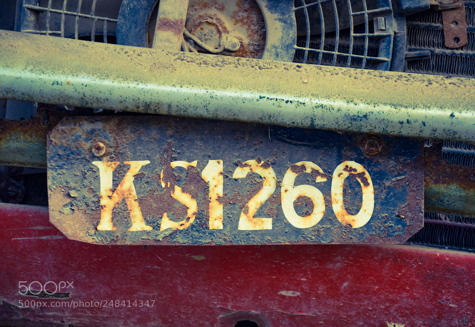 Nikon D3200 sample photo. Number plate photography