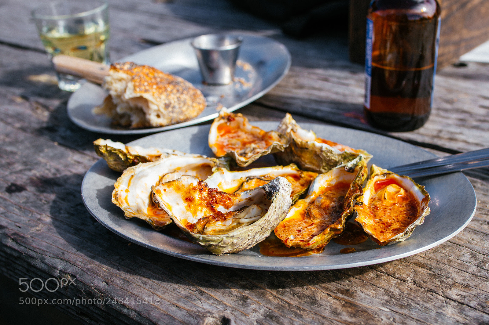 Nikon Df sample photo. Bbq oysters photography