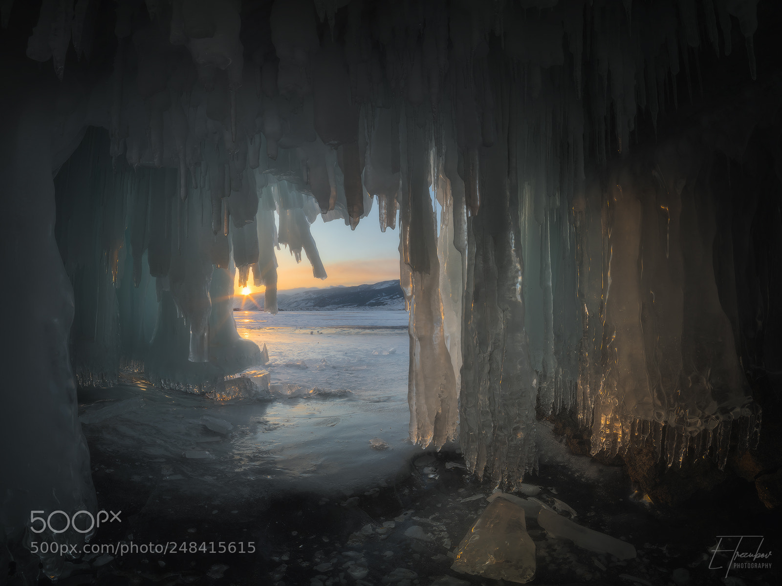 Nikon D810 sample photo. In an icy cave photography
