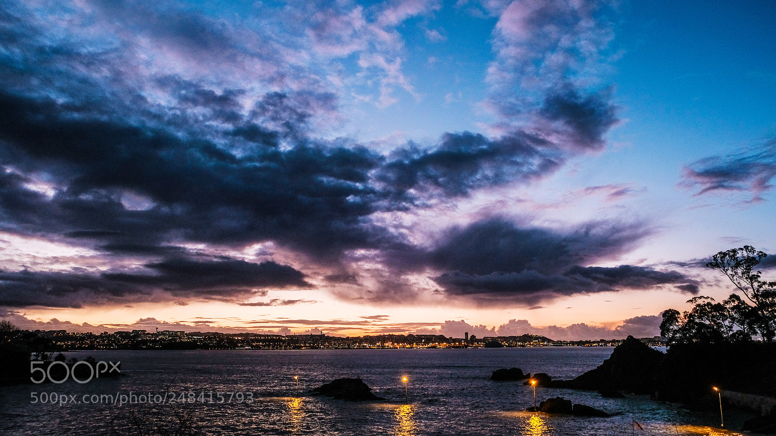 Fujifilm X-T2 sample photo. Cloudy sunset photography