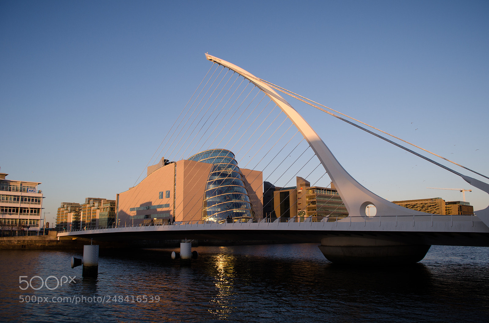 Nikon D5100 sample photo. Samuel beckett bridge photography