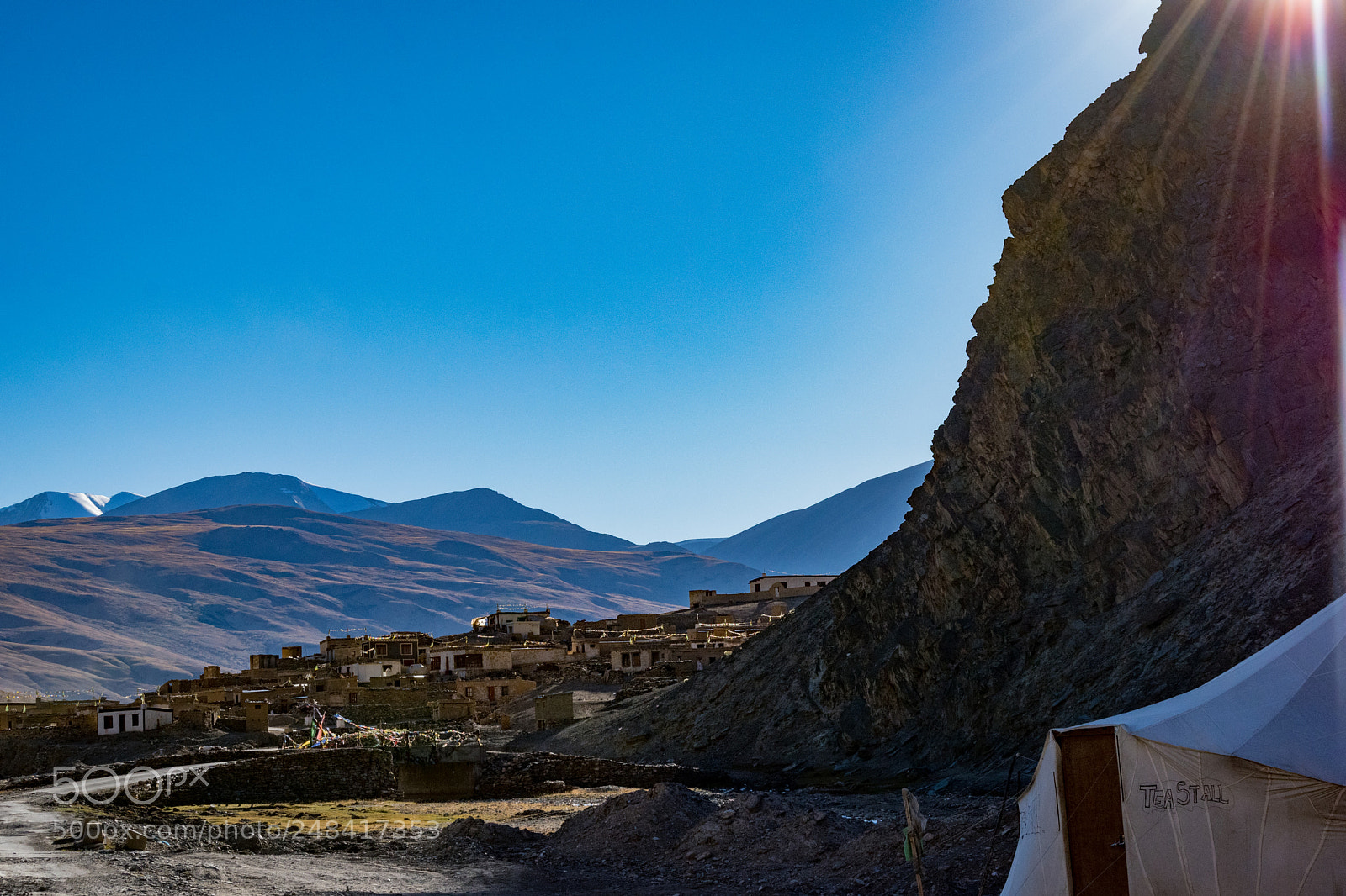 Nikon D5500 sample photo. Somdu village, ladakh photography