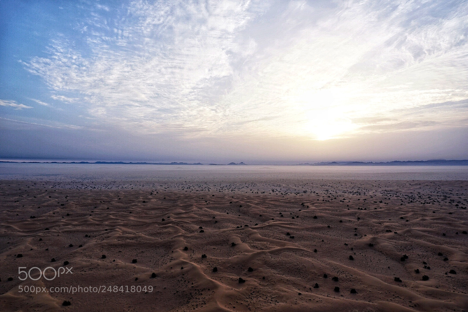Sony a6300 sample photo. Sunrise in the desert photography