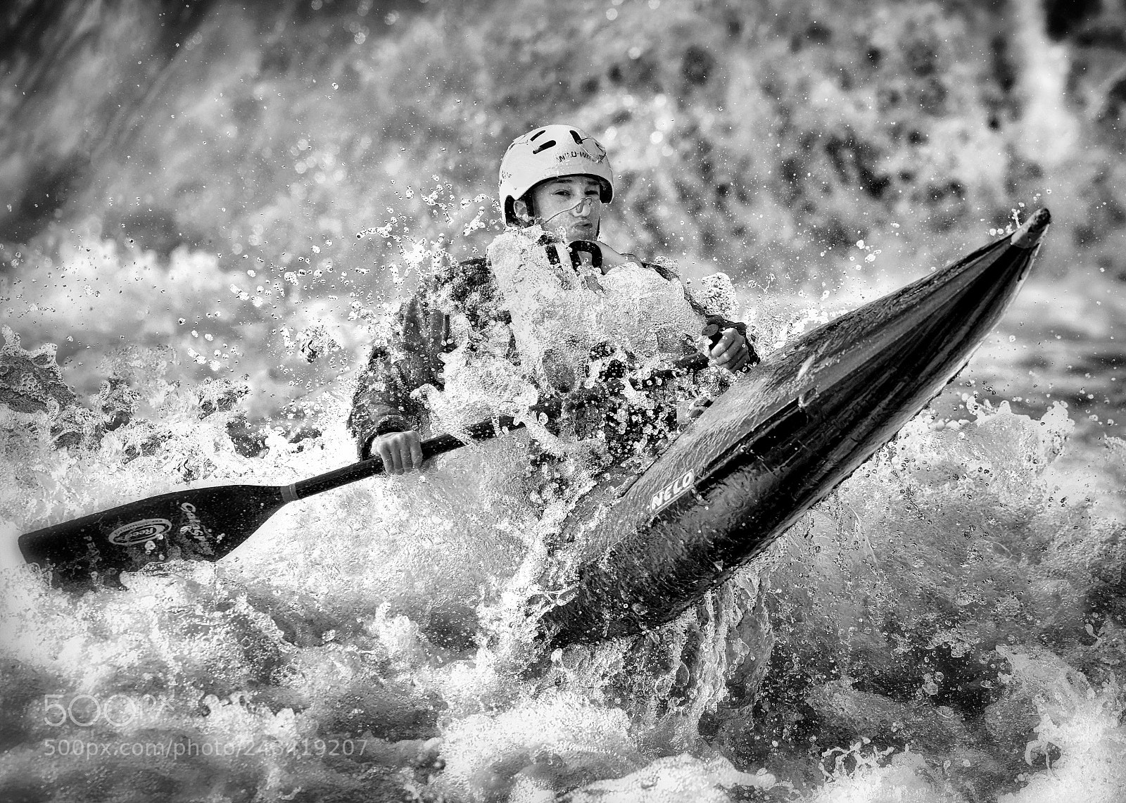 Nikon D810 sample photo. White water canoeing photography