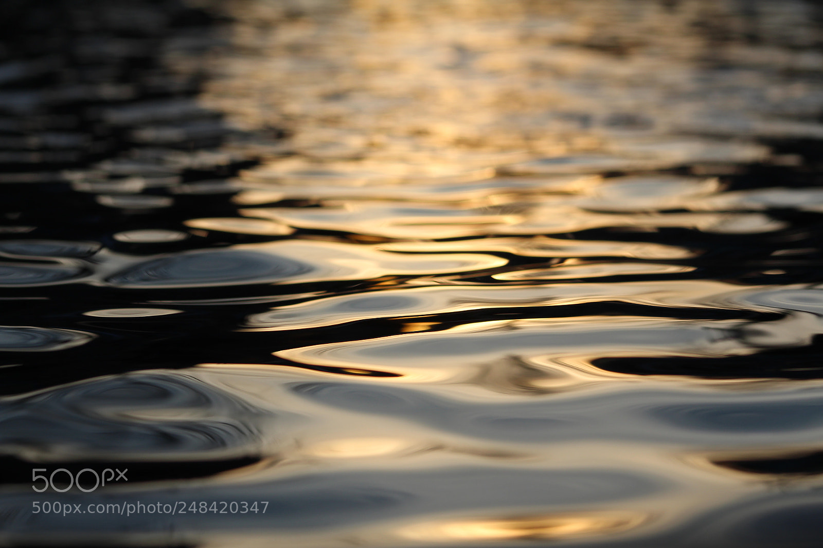 Canon EF 75-300mm f/4-5.6 sample photo. Ripples at sunset photography