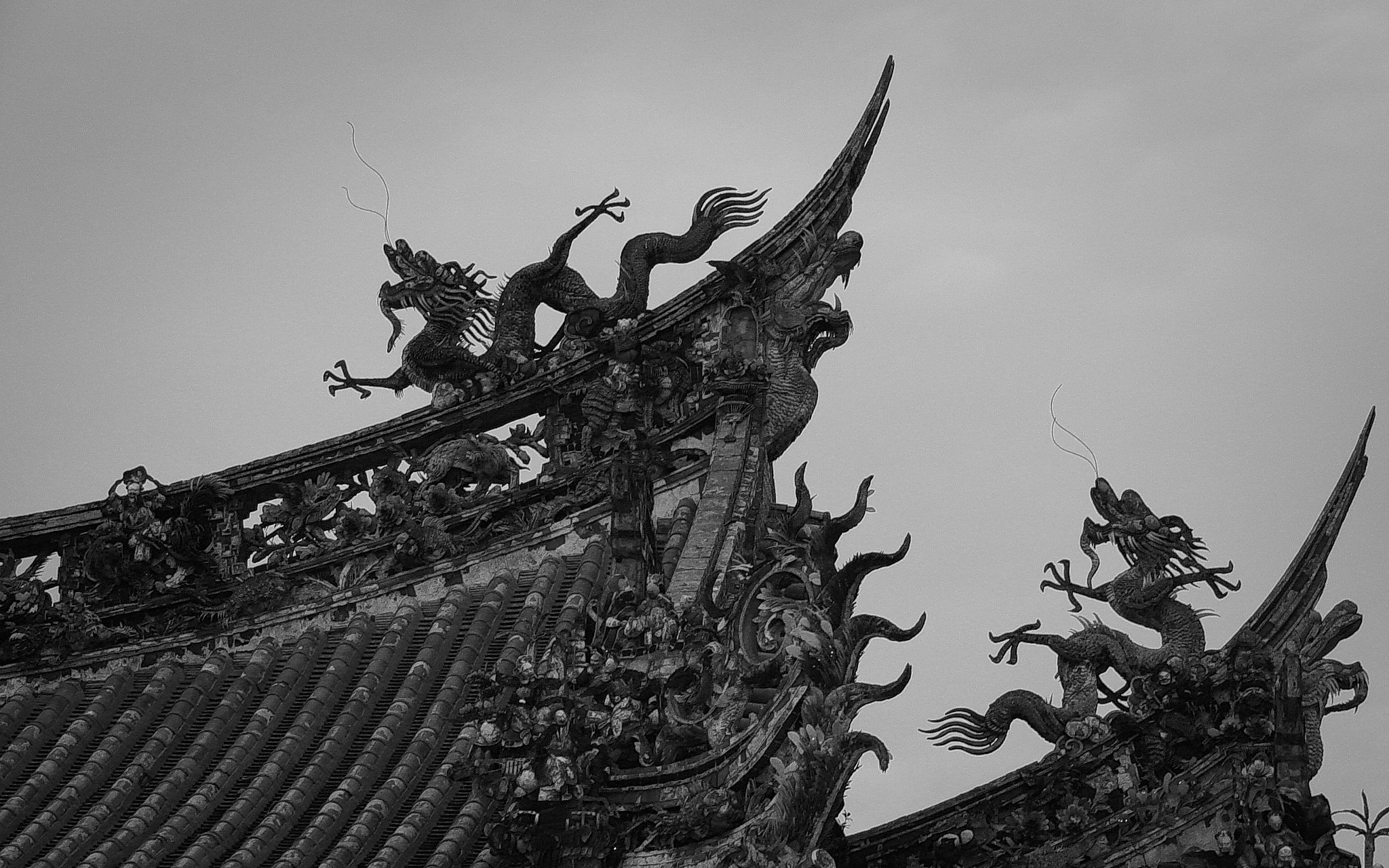 Sony DSC-H2 sample photo. Dragons photography