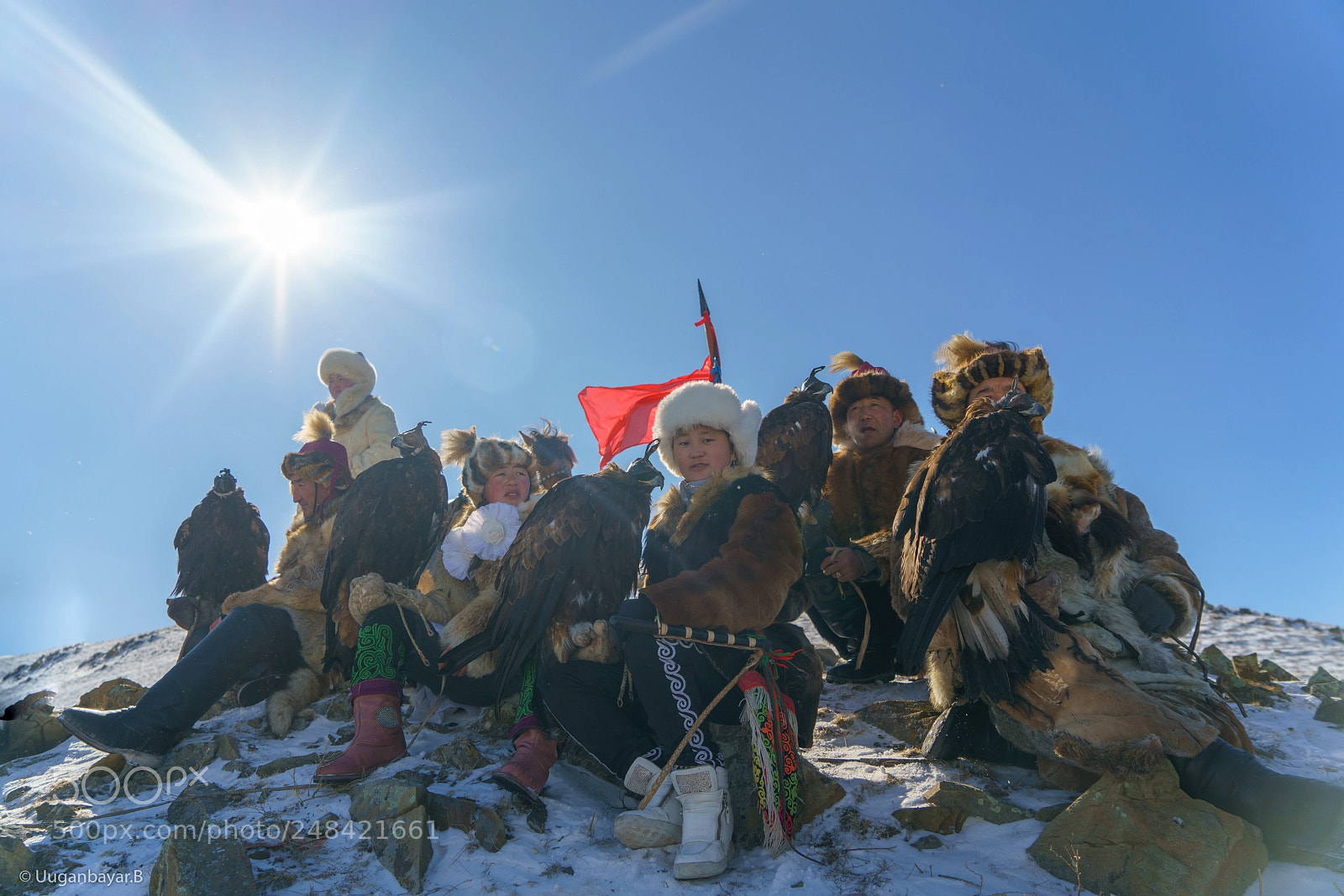 Sony a7R II sample photo. The eagle hunters in photography