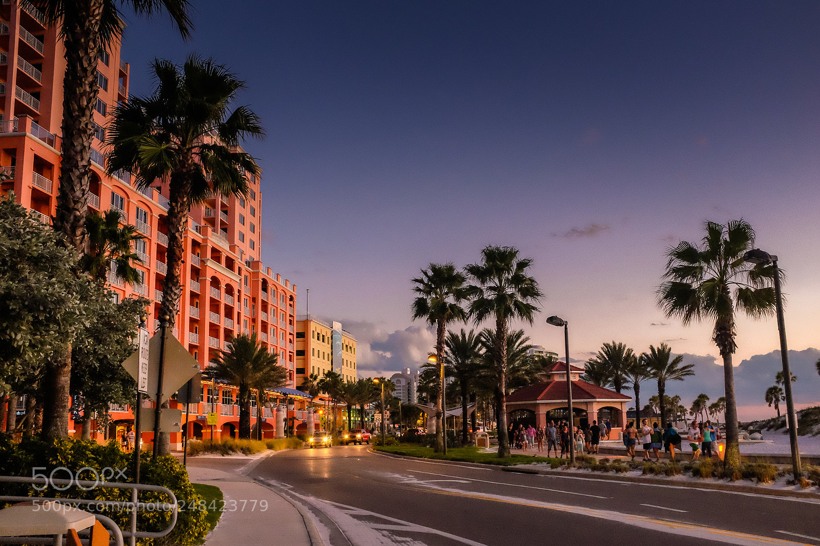 Fujifilm X100S sample photo. Beachside promenade, clearwater, florida photography