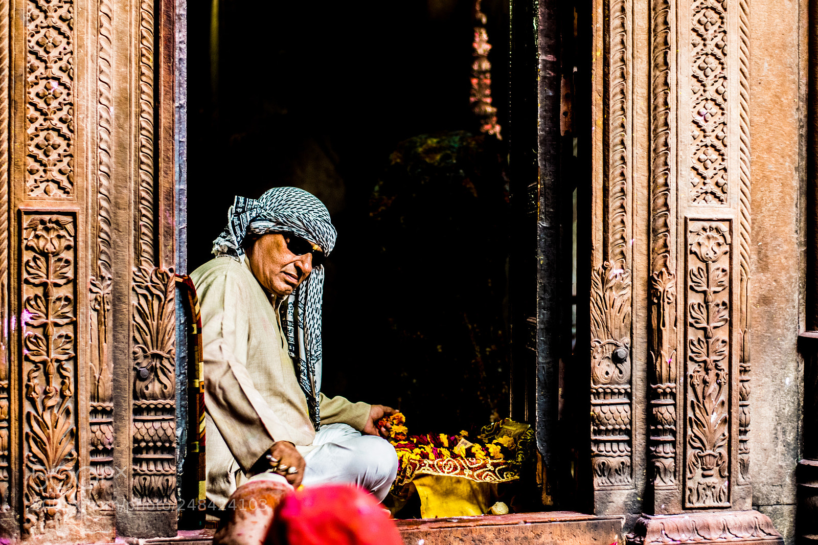 Nikon D5300 sample photo. Bankeybihari temple photography