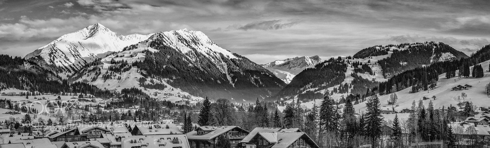 Nikon D800 sample photo. Saanen looking towards gstaad photography