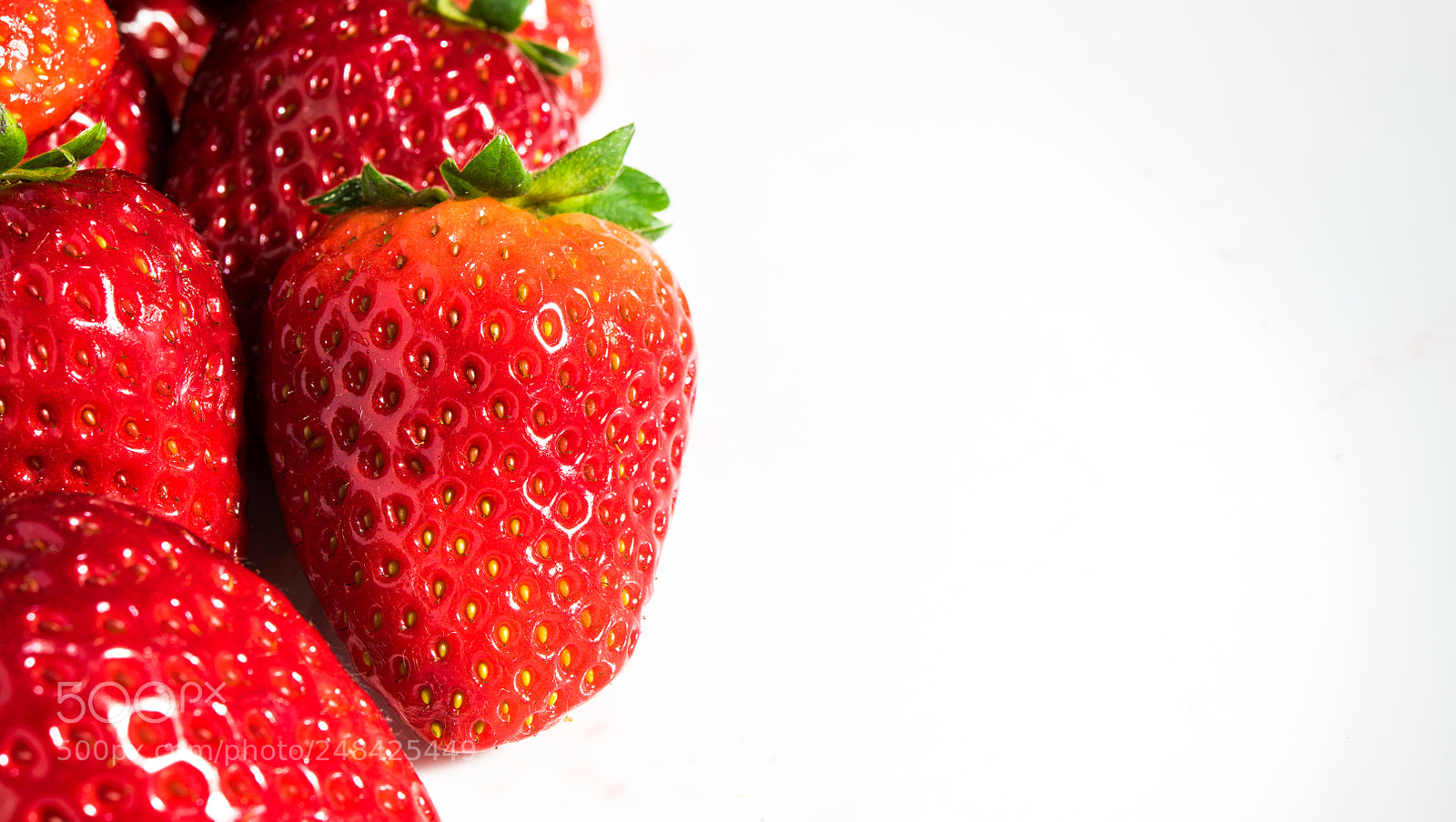Nikon D850 sample photo. Fresh delicious red strawberry photography