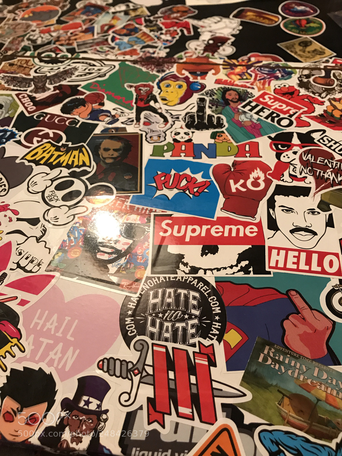 Apple iPhone 7 sample photo. Stickerbomb photography