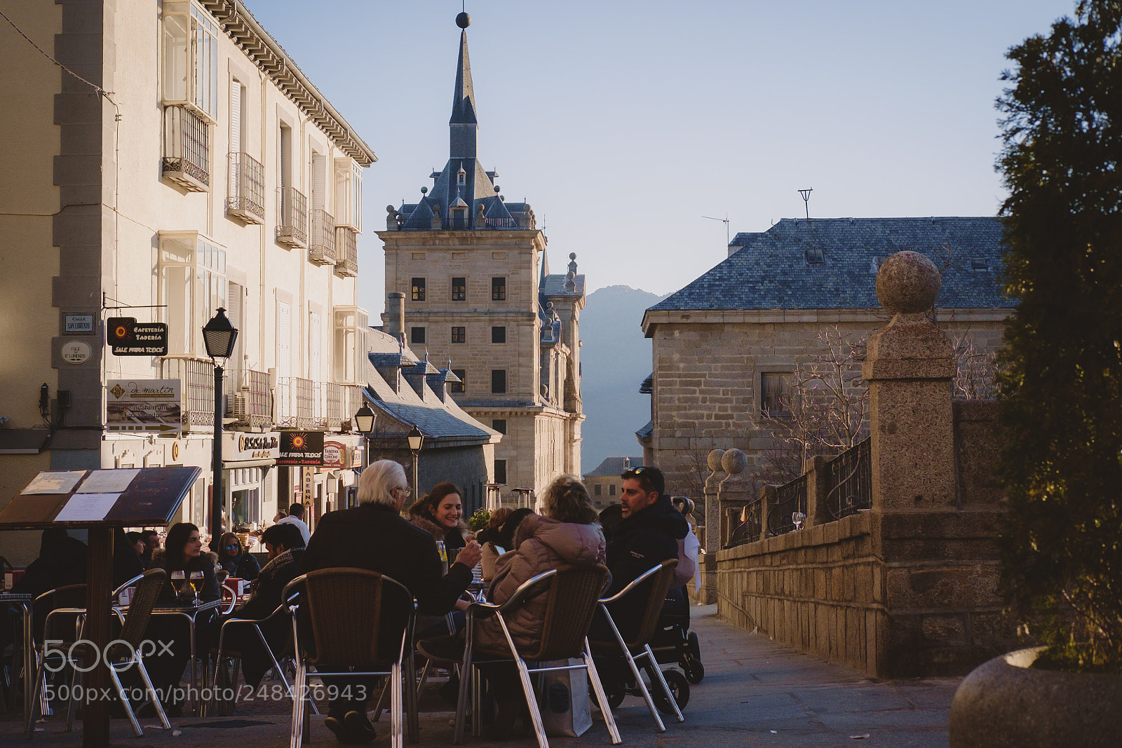Fujifilm X-Pro1 sample photo. Sunset in the town photography