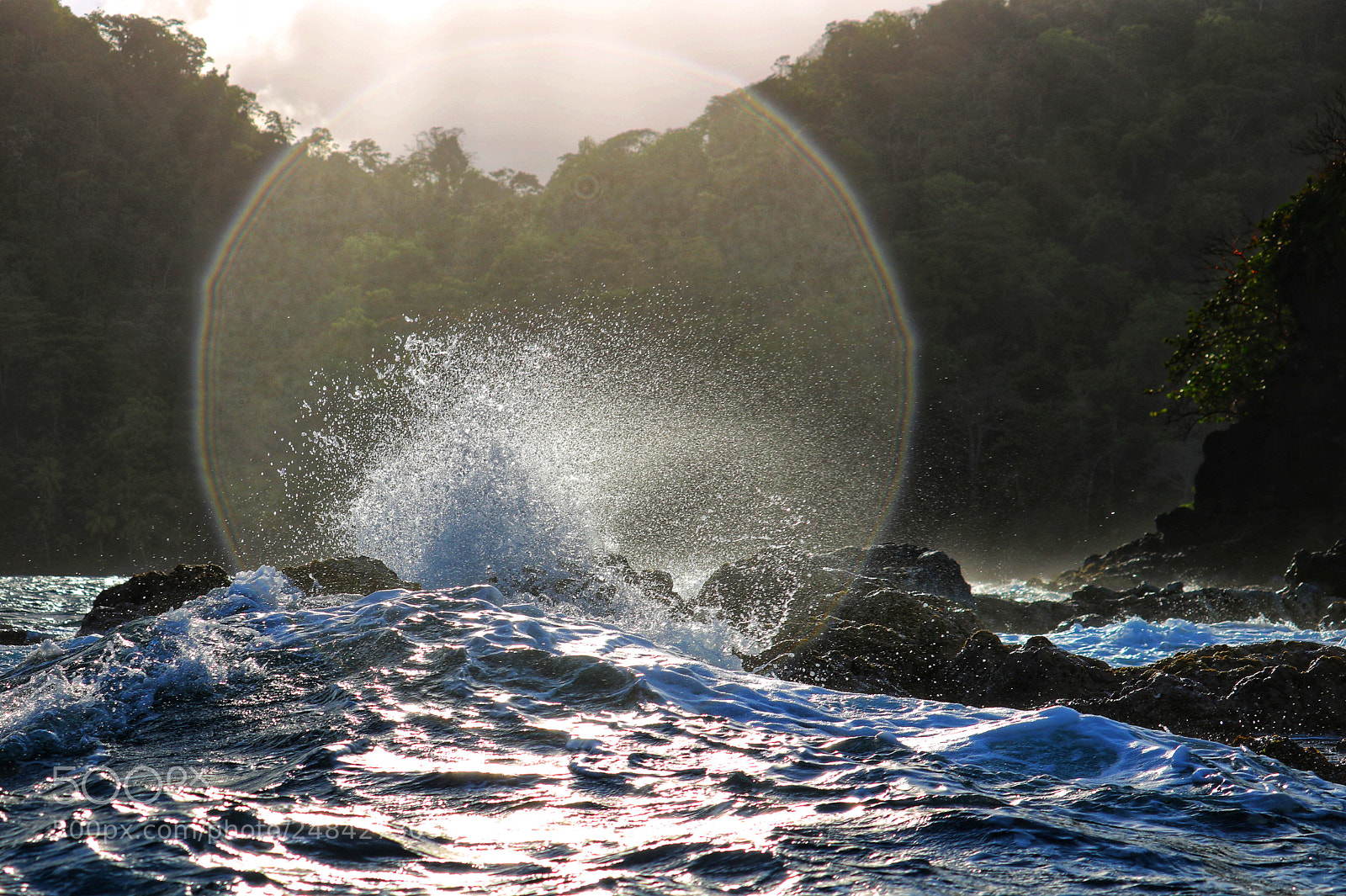 Canon EOS 750D (EOS Rebel T6i / EOS Kiss X8i) sample photo. Rainbow wave photography