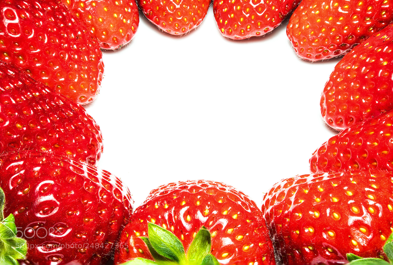 Nikon D850 sample photo. Fresh strawberry arrangement circle photography